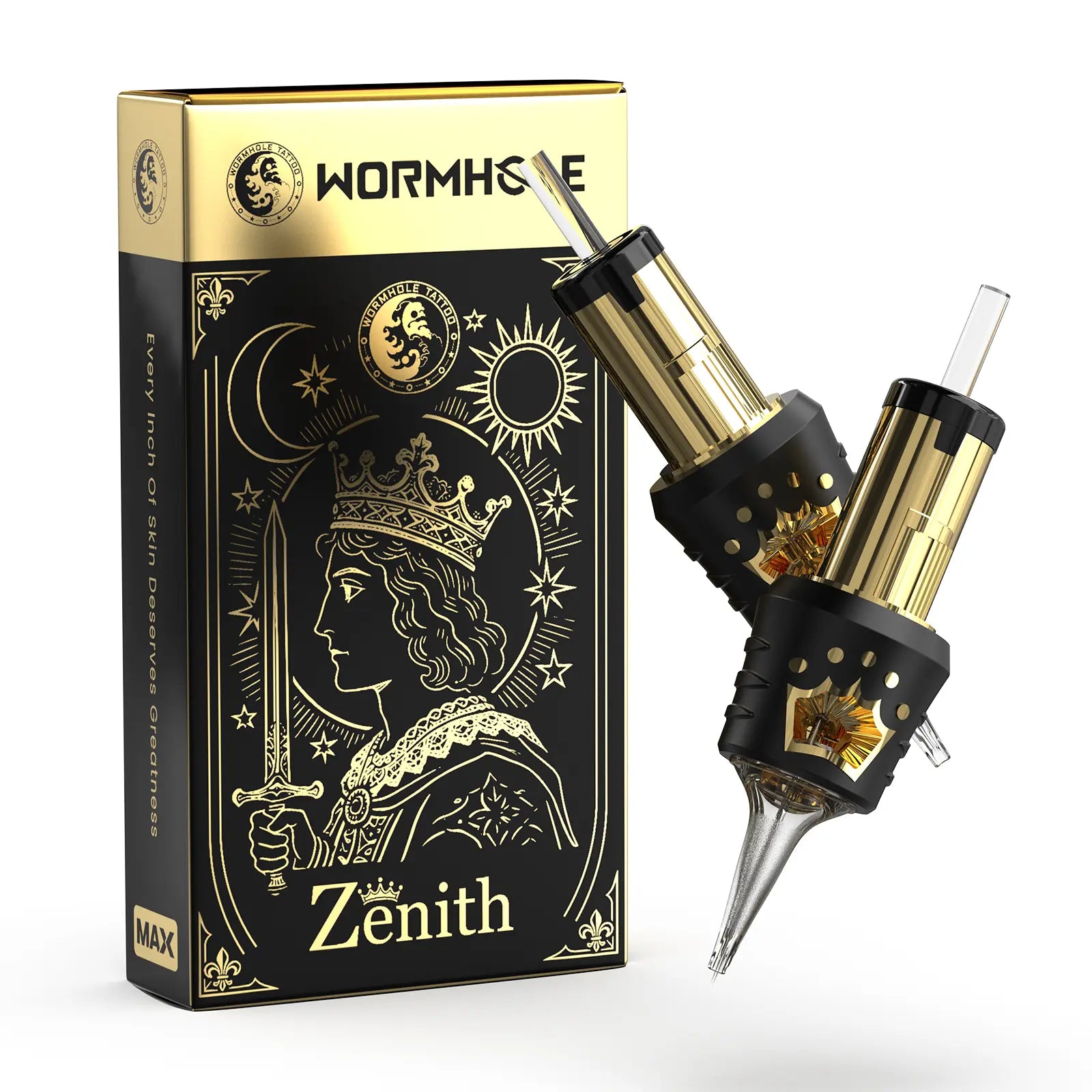 Wormhole Max Zenith #08RS Tattoo Cartridge Needles – Smooth