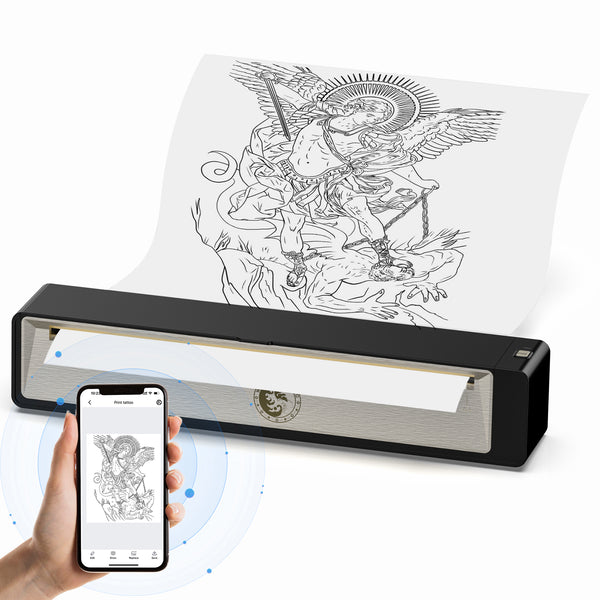 Wormhole Bluetooth Tattoo Stencil Printer