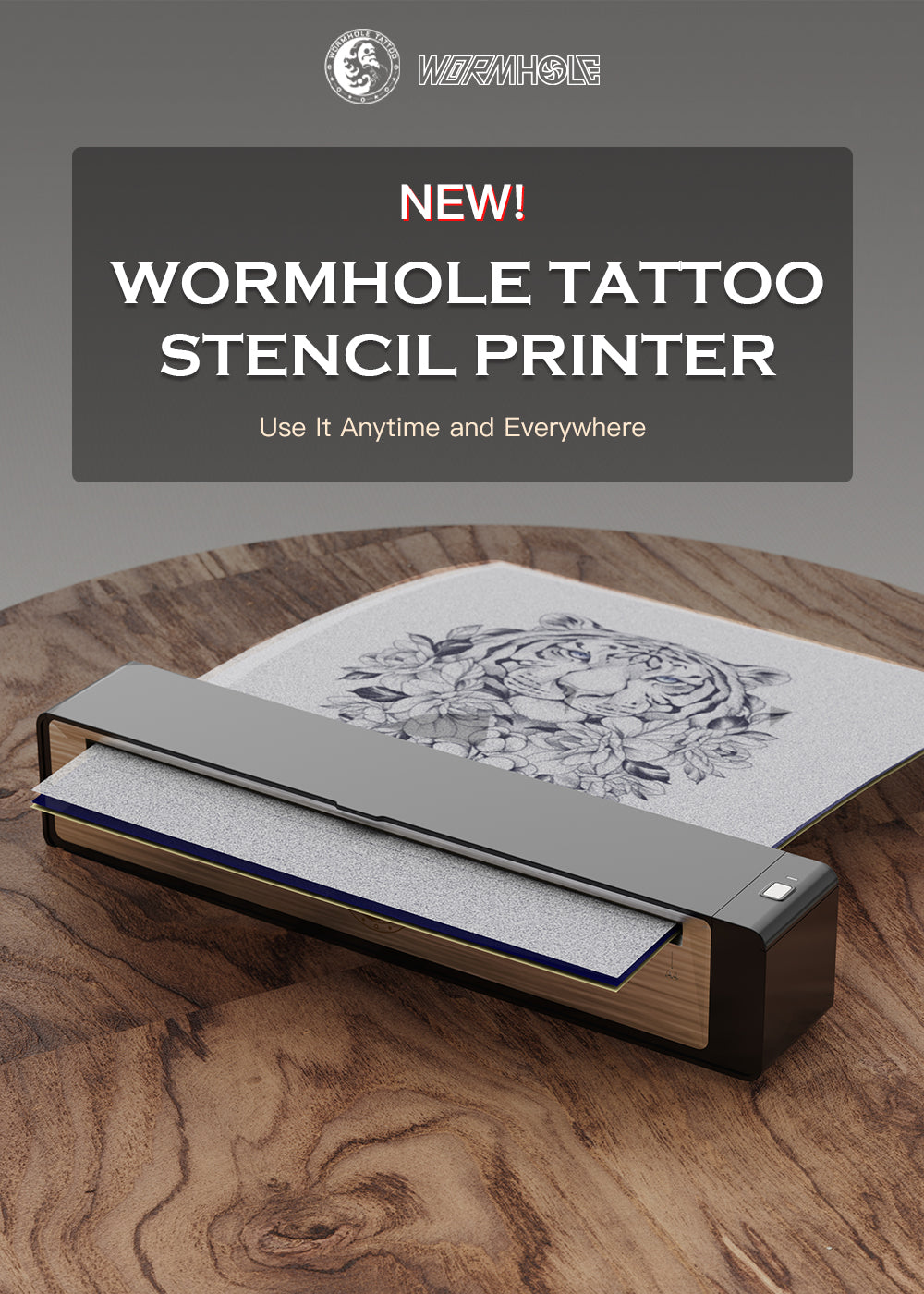 Wormhole Tattoo Kit, Tattoo Machine Kit for Beginner,Tattoo Machine Kit  Professional Complete with Tattoo Cartridge Needles/Tattoo TK515