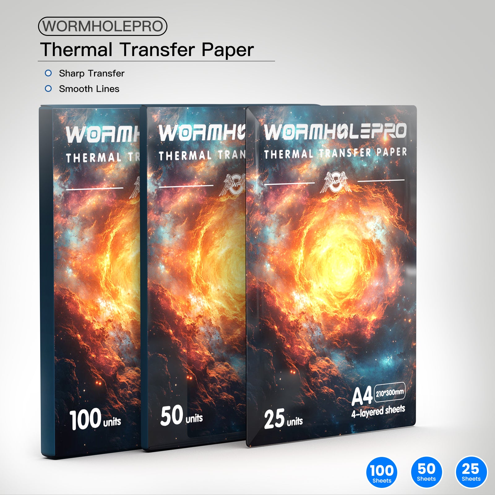 Tattoo Thermal Stencil Paper WormholePro | 25/50/100 Sheets A4 Paper Size