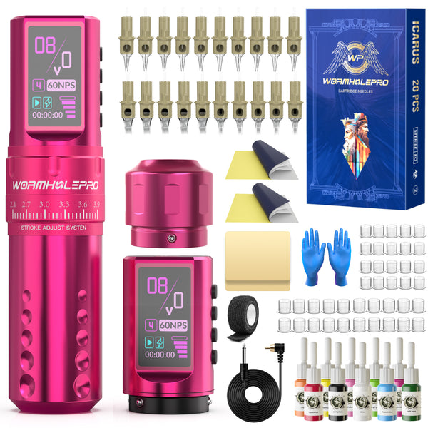 Professional Tattoo Pen with 7 Stroke | WormholePRO Virgo