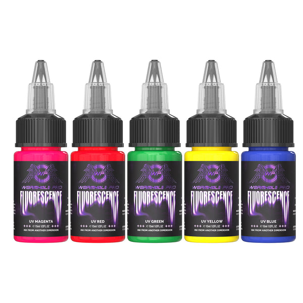 Wormhole Pro UV Ink 5-Color Set (15ml)