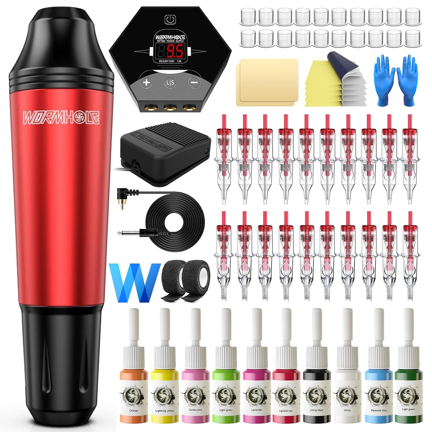 107-Piece Tattoo Pen Kit