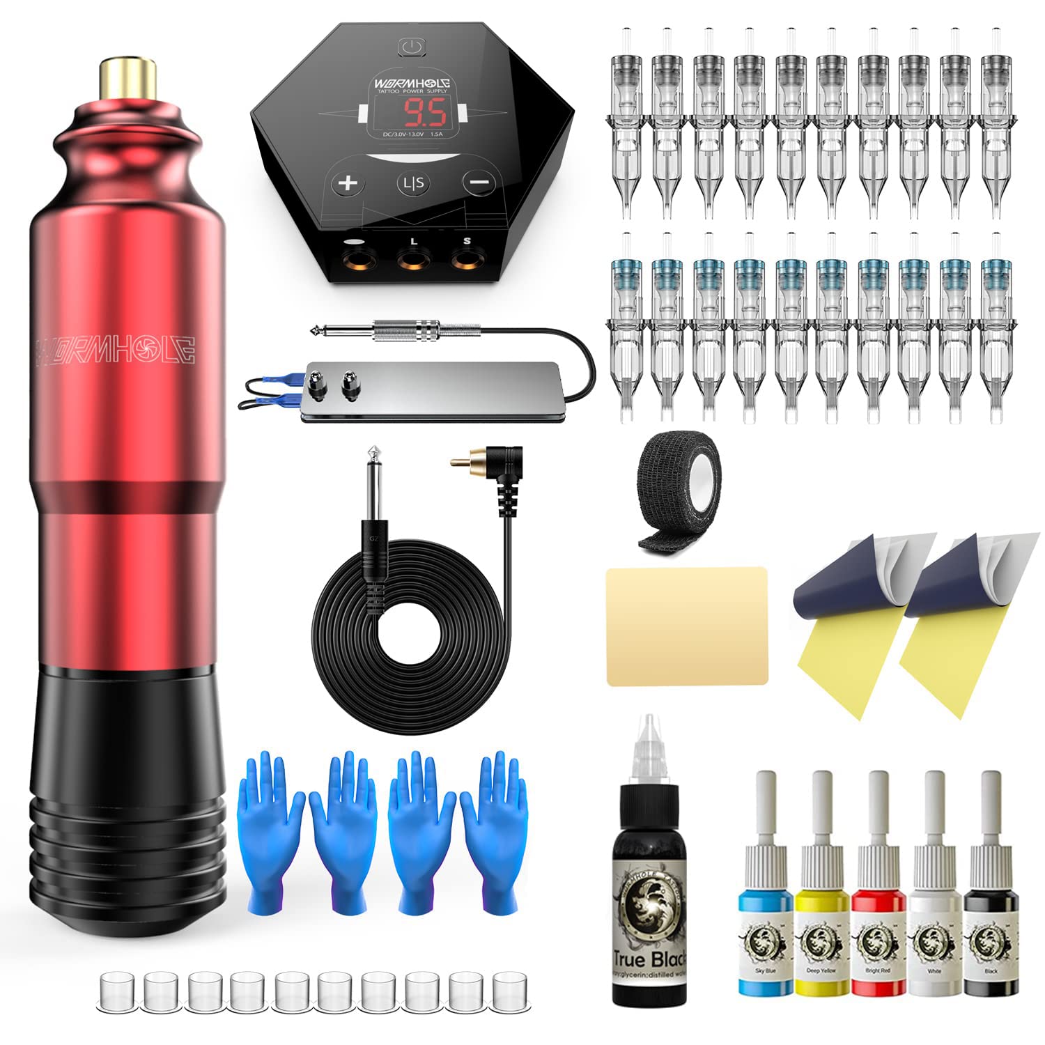 Wormhole Complete Tattoo Pen Kit TK203