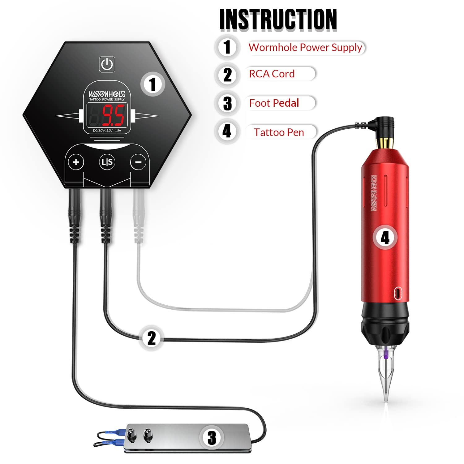 Wormhole Complete Tattoo Kit for Beginners TK304A