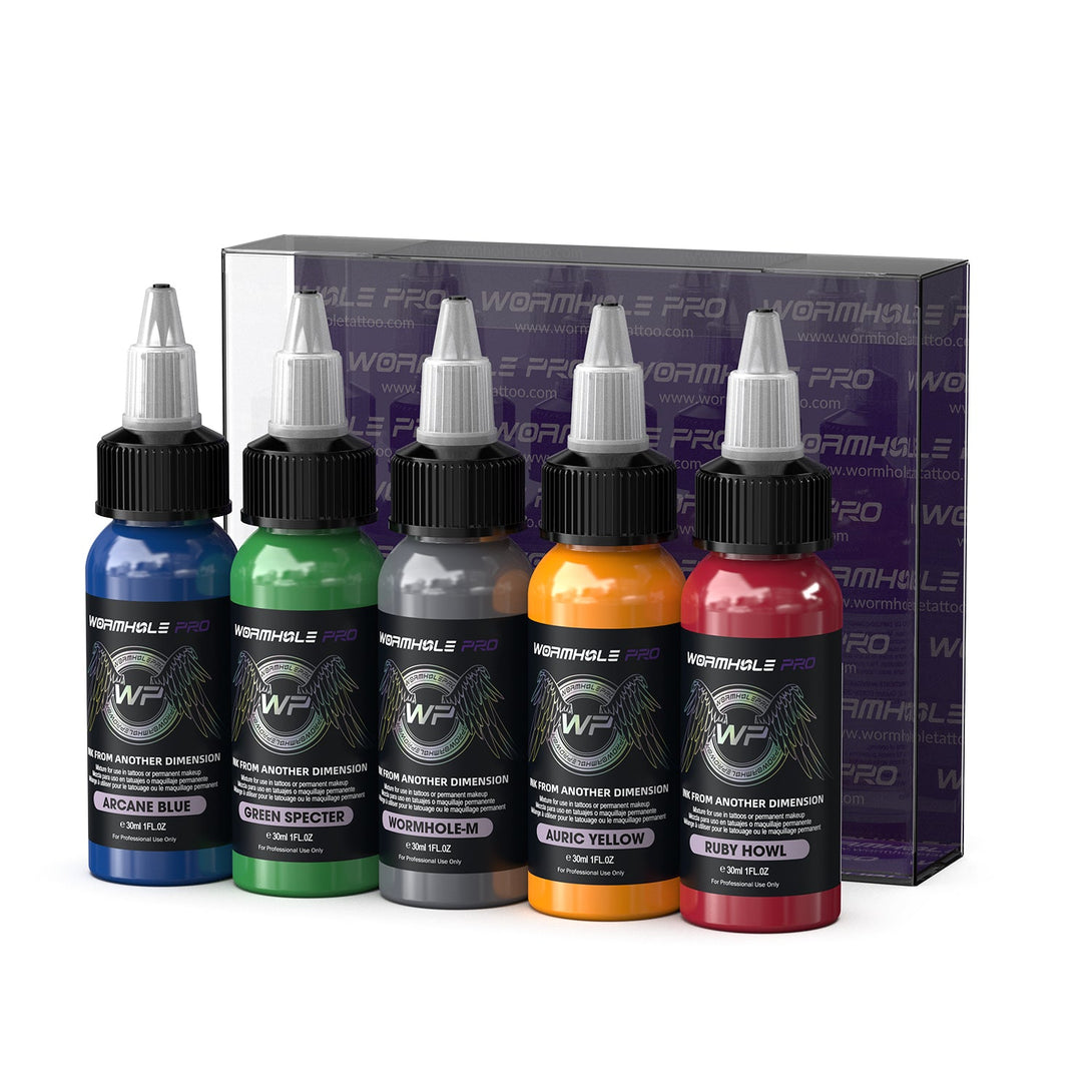 American Traditional Tattoo Ink Set | Wormhole Pro – WormholeTattoo