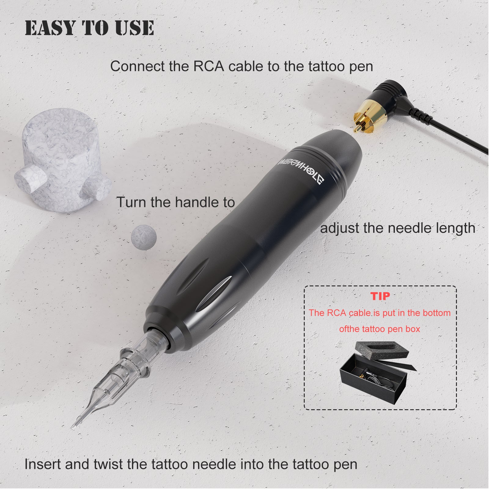 Wormhole Tattoo Kit for Beginner WTK060 /WTK167