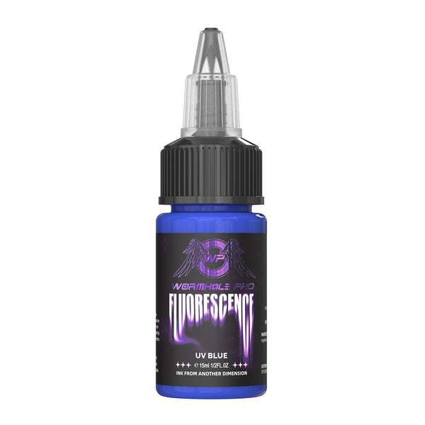 Wormhole Pro UV Blue Tattoo Ink 15ml