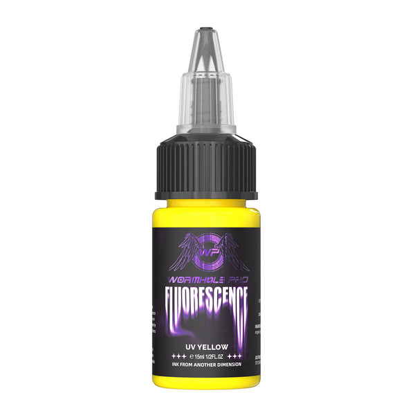 Wormhole Pro UV Yellow Tattoo Ink 15ml
