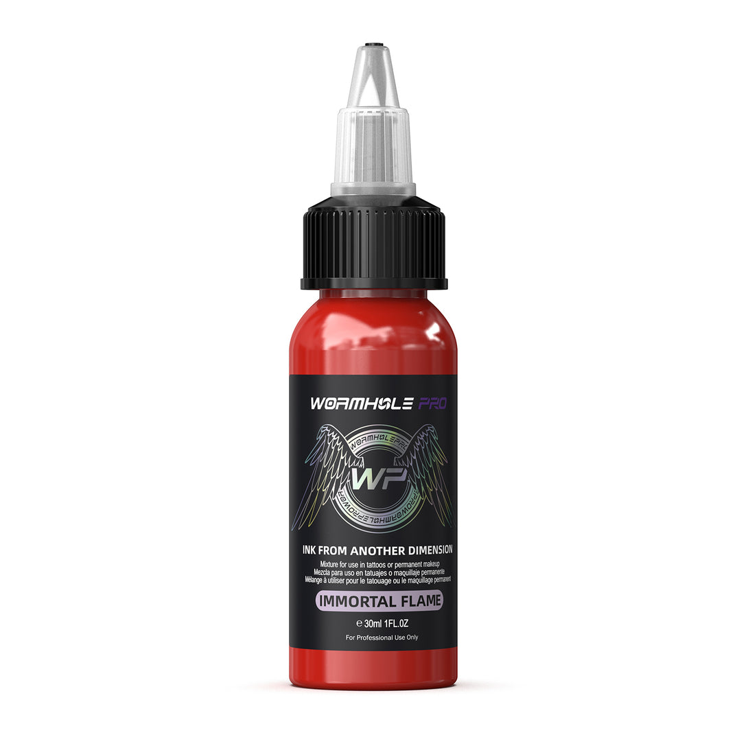 Wormhole Pro Tattoo Ink – IMMORTAL FLAME (30 ml / 1 oz) – WormholeTattoo