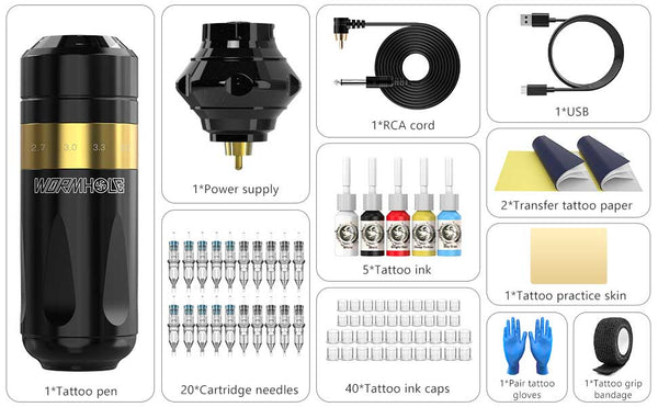 Wireless Tattoo Machine Kit WTK249