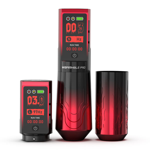 Wormhole Pro Rossa Dual Power & Dual Grip Tattoo Pen