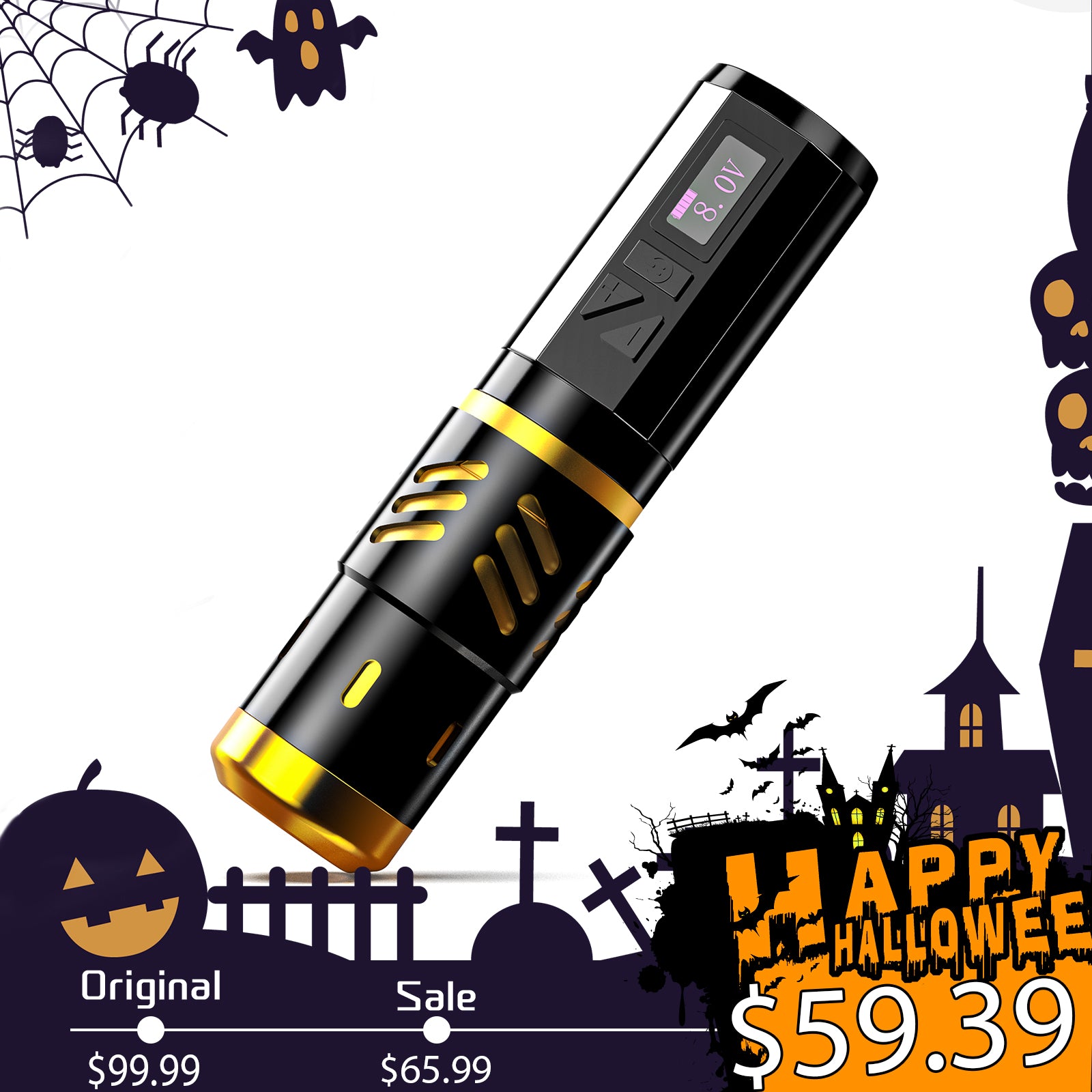 Wormhole Wireless LED Digital Display Tattoo Pen HP67