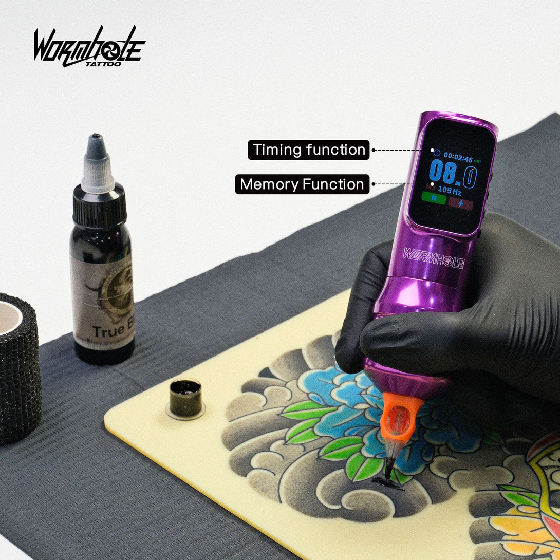 Tattoo machine with digital display