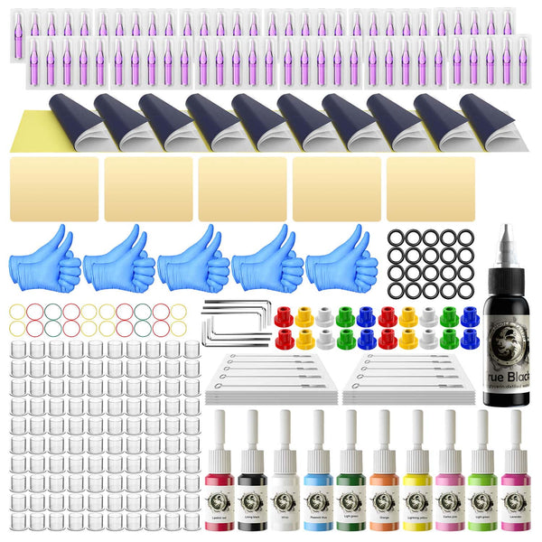 Tattoo Supplies Set with Inks