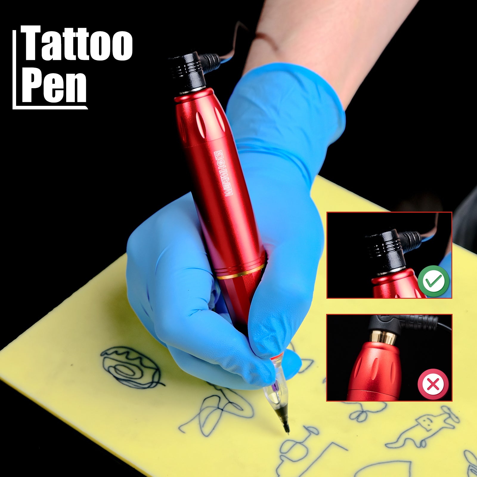 Tattoo Pen Kit for Beginners Complete Tattoo Kit Tattoo Supplies