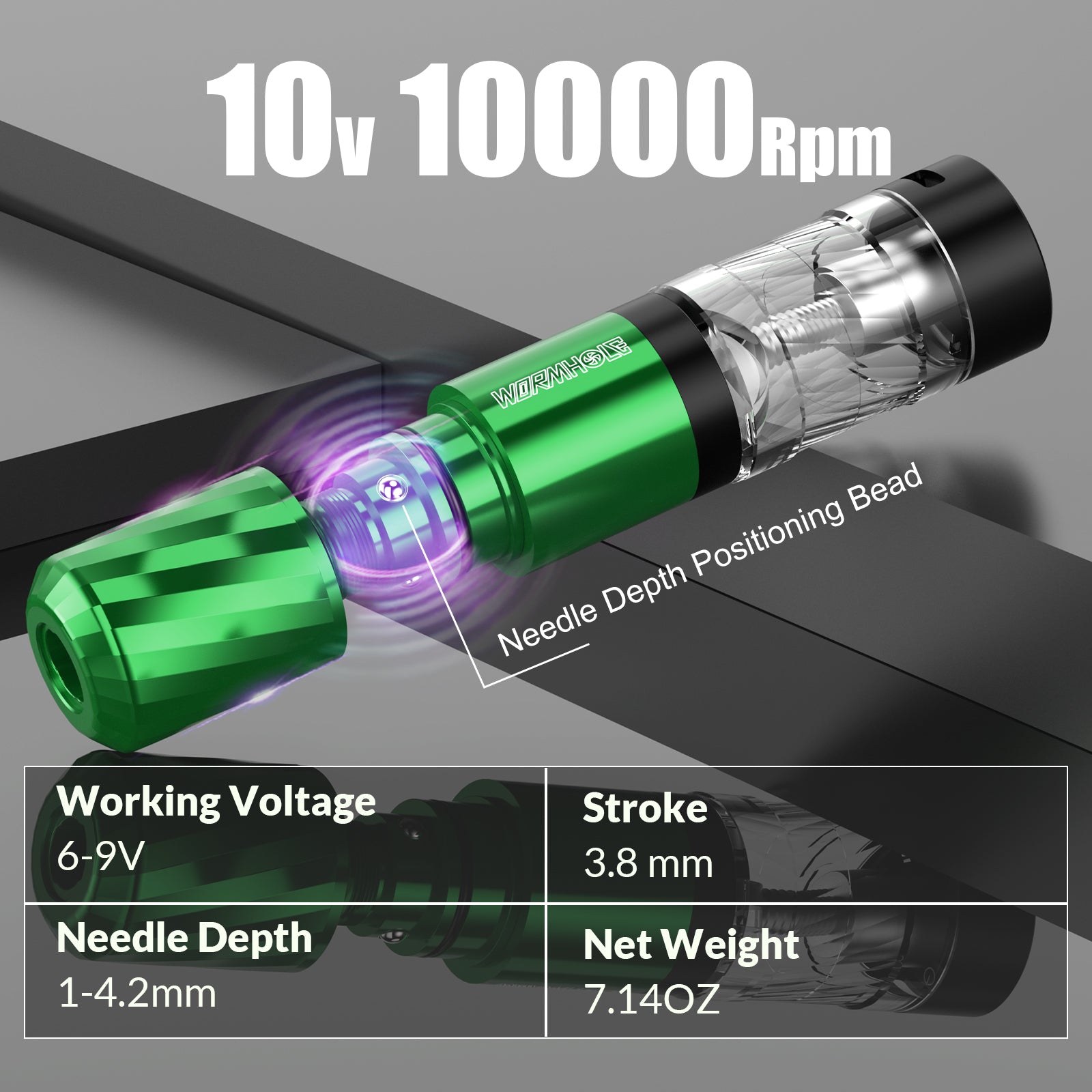 Wormhole Tattoo Pen with Digital LED Display HP44