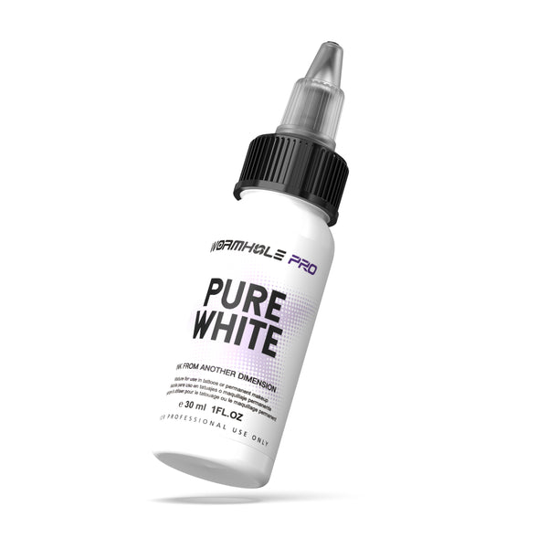 WormholePro — Pure White Tattoo Ink (1 oz)