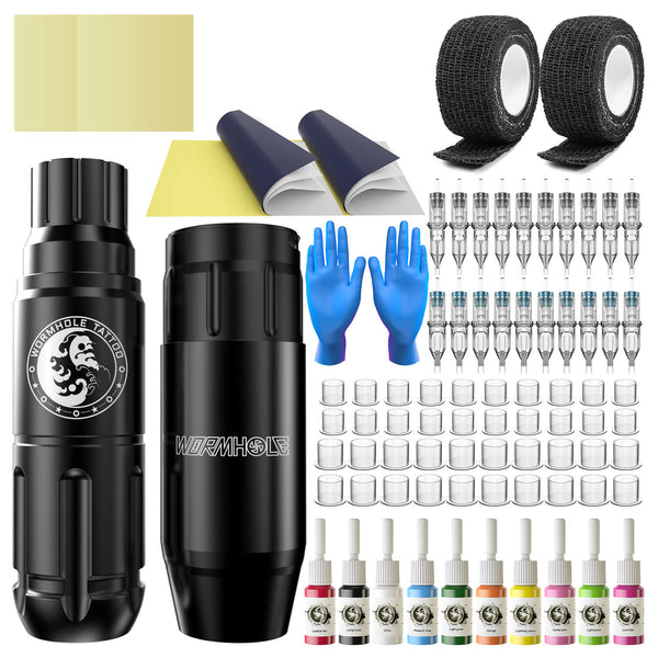 Tattoo Pen Kit with Wireless Tattoo Battery