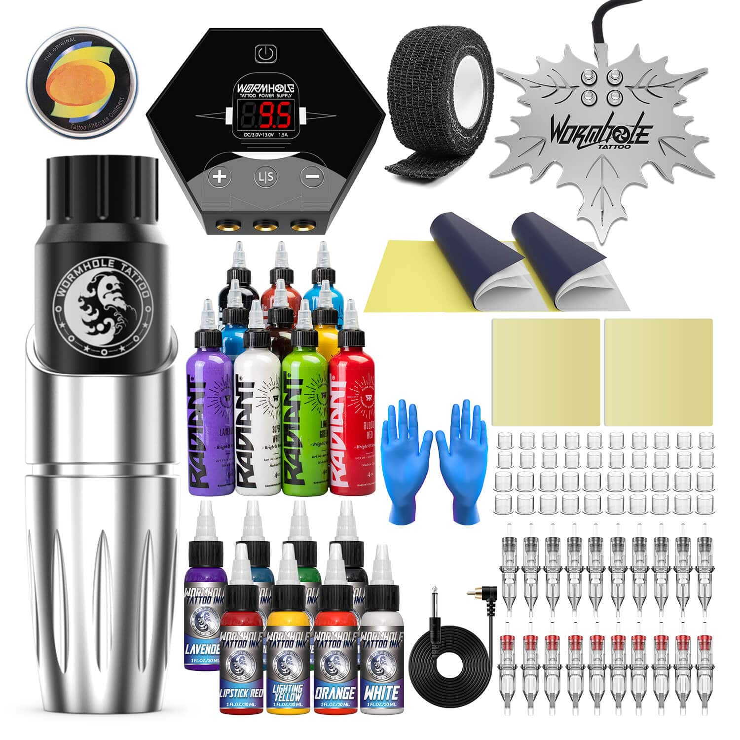 Tattoo Pen Kit with 10 Radiant Color