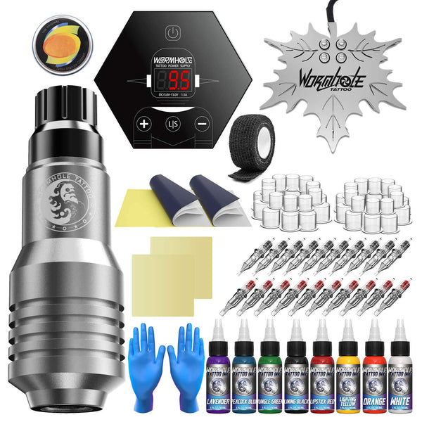 Tattoo Pen Machine Kit with 20 Tattoo Needles